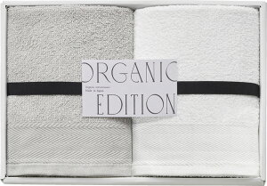 オーガニックエディション オーガニックコットン使用国産フェイスタオル2P OE1020 ギフト 贈り物 プレゼント お中元 お歳暮 お祝い