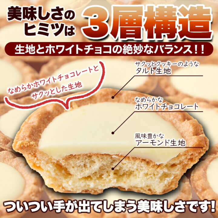 楽天市場 山盛り ホワイトチョコタルトどっさり 40個 おやつ 個包装 小分け バレンタイン ばらまき ホワイトデー ホワイトチョコ お茶菓子 Deco Maison