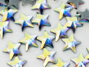 スワロフスキー[Hotfix] #2816 Rivoli Star Flat Back 星形 クリスタルオーロラ