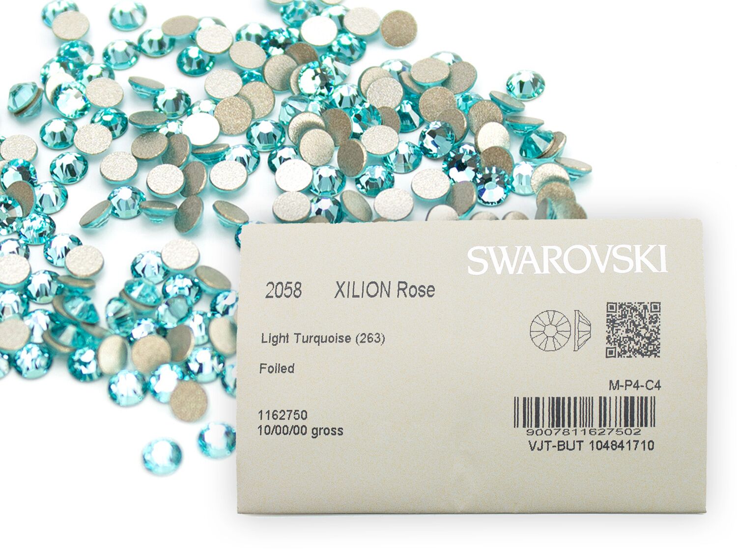スワロフスキー Swarovski 最安値に挑戦 ラインストーン 2058 ライトターコイズss9 海外並行輸入正規品 1440粒 業務用パック