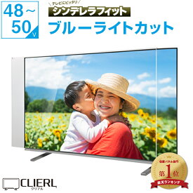【15%OFFクーポン★8月7日12時~8月11日2時迄】 有機EL 液晶テレビ保護パネル 50インチ 50型 48インチ 48型 49インチ 49型 オーダーメイド ブルーライトカット 透明度93% テレビガード テレビカバー テレビ 保護パネル 画面 保護フィルム ガード カバー 赤ちゃん 子供 国産
