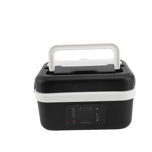 【10%OFFクーポン】電気保温弁当箱 60W急速加熱 1L容量 ステンレス製 携帯 車載 オフィス トラック ドライバー アウトドア レジャー 温め 保温 フードポット 食器 スプーン フォーク 収納袋 洗