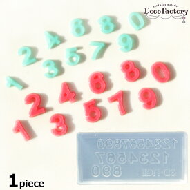 【シリコン モールド】 1個 数字 3D シリコンモールド アクセサリー 手芸 アクセサリーパーツ ハンドメイド 材料 レジン