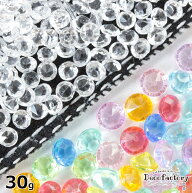 【閉店 感謝祭】【封入 ラインストーン】30g Vカット アクリル製 ラインストーン アソートセット (全2種)…