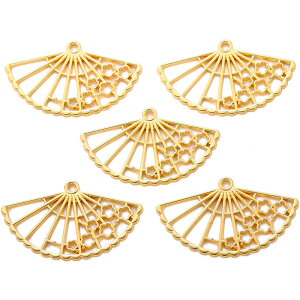 【海外倉庫発送】 10個 扇子チャーム