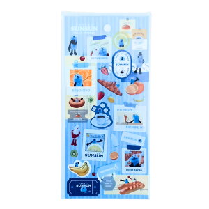 �p�y�b�g�X���X�� �N���A�V�[�� BREAKFAST B �u���b�N�t�@�X�gB �V�[���V�[�g PUPPET SUNSUN �t�����e�B�A ���K�i �X�e�b�J�[ �蒠�f�R �X�}�z�f�R �L�����N�^�[ �O�b�Y