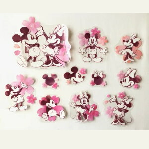 ディズニー さくらビッグフレークステッカー 11柄各1枚入り DWS38