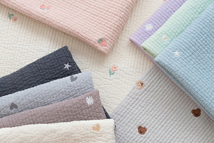 楽天市場】☆4/10 08:59まで☆生地 布 ヌビ生地 刺繍入り 7mmピッチ/幅 