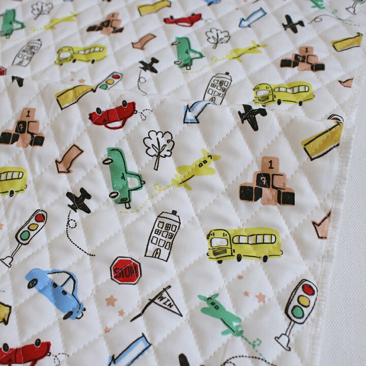 楽天市場 10 Offクーポン対象 レシピ付 生地 布 入園入学 北欧風キルティング 幅104cm レッツゴー Ivory 10cm単位販売 男の子 北欧 ポップ 白 Let S Go 乗り物 車 バス 飛行機 キッズ おしゃれ かわいい デコレクションズ 生地 布地