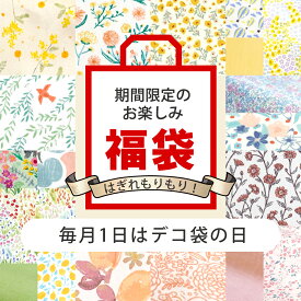 ◎ポイント5倍◎＼新春はデコ袋を楽しもう！／1月デコ袋はぎれもりもり福袋 期間限定のお楽しみ【数量限定】【布・生地】【クーポン不可】【プレゼント付】【メ無】