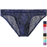 メンズビキニ 花柄レース ローライズ 男性下着 セクシー下着 メンズインナー jy521