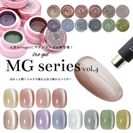 マグネットネイル カラージェル irogel MGシリーズ vol.4 全12色 約3g入り セルフネイル ジェルネイル ハートマグ