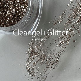 ネイルアート Nuance Shiny Glitter 特別セット irogelクリアジェル 約3g入り セルフネイル ジェルネイル