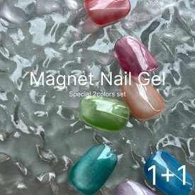 厳選2色セット 超微粒子4ミクロン マグネットネイル irogel MGシリーズ vol.5 約3g入り お任せカラー 黒くなりにくい カラージェル ジェルネイル