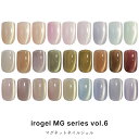 超微粒子4ミクロン マグネットネイル irogel MGシリーズ vol.6 全27色 約3g入り 透明感 クリアカラー ゴールドマグ粒…