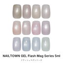 フラッシュマグ マグネットネイル ネイルタウンジェル ポリッシュタイプ フラッシュマグシリーズ 全12色 約5ml ボトル…