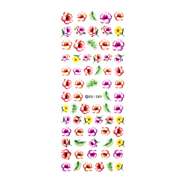 楽天市場 ウォーターネイルシール 水タイプ ハイビスカスシール Ds 3 ネイルシール おうち時間 ジェルネイル ネイル タウン ｎａｉｌｔｏｗｎ