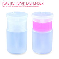 リムーバー/クリーナー【宅配便限定】プラスチック製 ディスペンサー（約60ml） 片手で簡単PUSH リムーバ…