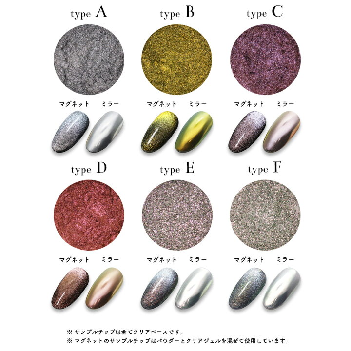 楽天市場 ネイルアート マジックエフェクトパウダー マグネットパウダー 全6色 キャッツアイパウダー ミラーパウダー おうち時間 ジェルネイル ビー玉 ネイル ネイルタウン ｎａｉｌｔｏｗｎ