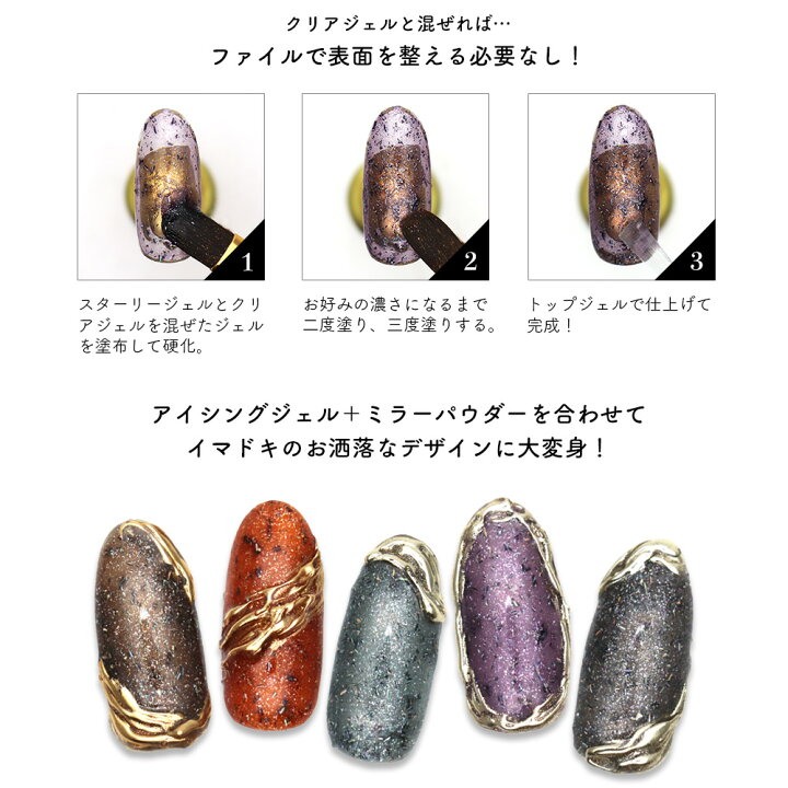 楽天市場 ネイルタウンジェル スターリージェル 全5色 約3g入り カラージェル ラメ フットネイル ネイル ジェル おうち時間 ジェルネイル ネイルタウン ｎａｉｌｔｏｗｎ