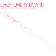 ドロップ型エメリーボード 1本入り 180/220 ネイル ネイル用品 ネイルケア ネイルファイル ジェルネイル