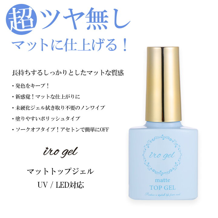 有名な Gelcrea 国産ノンワイプマットコートジェル 10g Riosmauricio Com