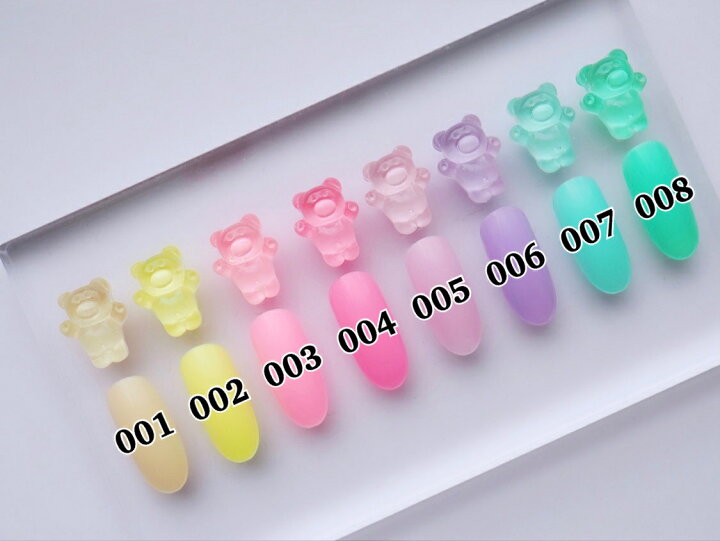 楽天市場 マットパステルシリーズ 単品販売 プロ仕様 化粧品登録済 ネイルジェル Nailgel ネイル資材 ジェルネイル デコパニック 発色良好 Decopanic Decopanic