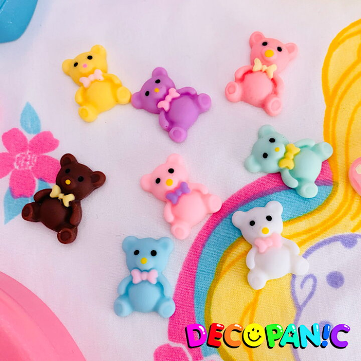 楽天市場】【B613】くまちゃん デコパーツ DECOPANIC デコパニック 