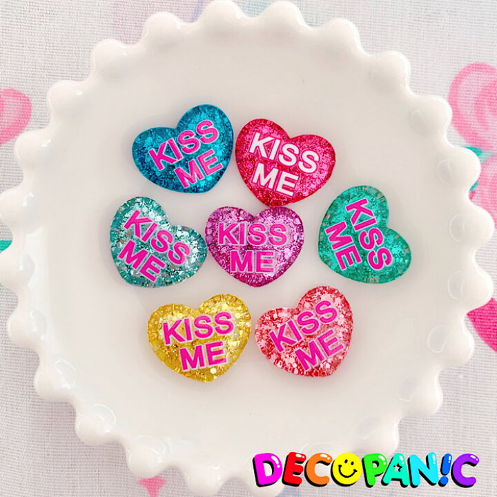 楽天市場 B6 当店限定 Kiss Me ラメキャンディーハーツ ラメキャン デコパーツ Decopanic デコパニックアクセサリーパーツ ハンドメイド チャーム パーツ デコレーション カボション Decopanic 楽天市場 B6 当店限定 Kiss Me ラメキャンディーハーツ ラメキャン デコパーツ Decopanic デコパニックアクセサリーパーツ ハンドメイド チャーム パーツ デコレーション カボション Decopanic