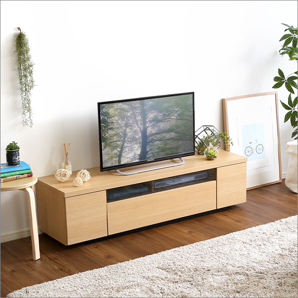 楽天市場】シンプルで美しいスタイリッシュなテレビ台 木製 幅140cm