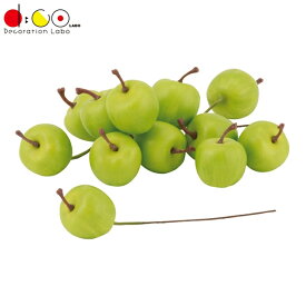 25mmグリーンアップルピック 12本/パック VF1257SS 食品サンプル フェイクフード ディスプレイ 果物 フルーツ りんご