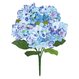 《光触媒》 夏 造花 彩アジサイブッシュ *5 ブルー FLB8081BLHI 造花 ブッシュ 束 アートフラワー 光触媒