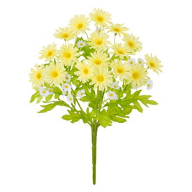 《光触媒》 春 造花 ミニデイジーブッシュ イエロー FLB8094YLHI 造花 ブッシュ 束 アートフラワー 光触媒