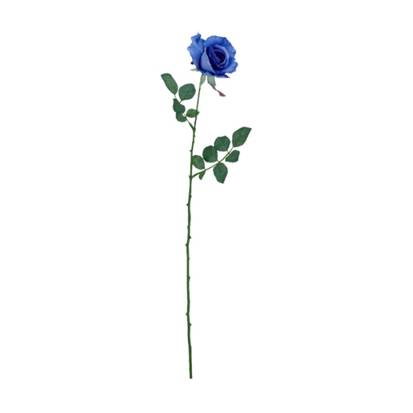 ミシェルローズ ローズ バラ 薔薇 ばら スプレイ おすすめ特集 FLS0713BL 造花 アートフラワー ブルー 信憑
