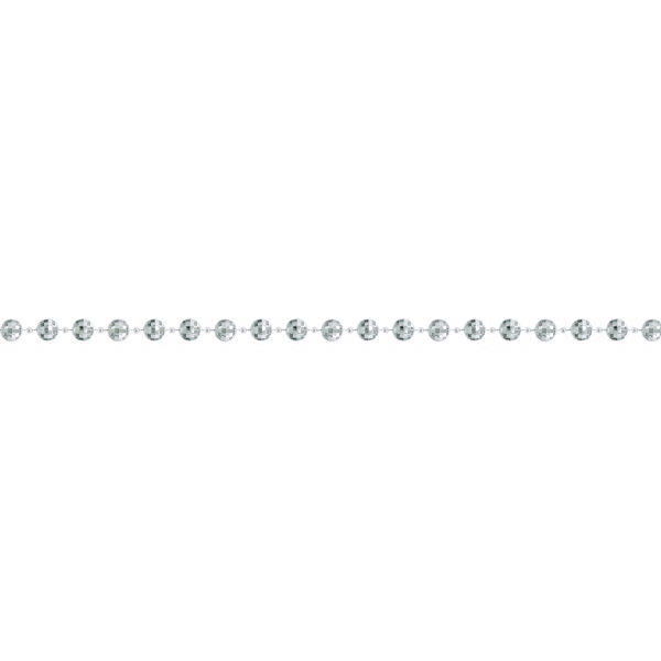 激安卸販売新品 ダイヤカットガーランド ビーズ クリスタル シルバー クリスマス ガーランド デコレーション 装飾 2020A/W新作送料無料 GXM3203MSI 1本 飾り M パック