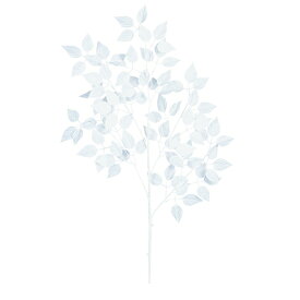 バーチリーフスプレイ L *90 ホワイト LES5086LWH 樹氷 枝 バーチリーフ ウインター 冬 造花