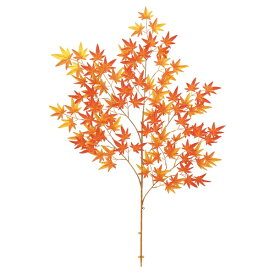 モミジスプレイ L *105 オレンジ LES5161LOR フェイクグリーン リーフ スプレイ 人工観葉植物 モミジスプレイ 秋 紅葉 もみじ モミジ オータム 秋の造花