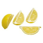 カットレモン 4ケパック ソフトタッチ VF1054 食品サンプル フェイクフード ディスプレイ フルーツ レモン 檸檬