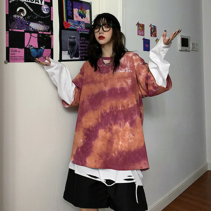 楽天市場】【即納あり】 ロンT ロンティー タイダイ柄 レイヤード風 オーバーサイズ 長袖 Tシャツ ダンス 衣装 ヒップホップ コスチューム 韓国ファッション 大きいサイズ 個性的 服 : ダンス衣装Decorative 楽天市場】【即納あり】 ロンT ロンティー タイダイ柄 レイヤード風 オーバーサイズ 長袖 Tシャツ ダンス 衣装 ヒップホップ コスチューム 韓国ファッション 大きいサイズ 個性的 服 : ダンス衣装Decorative