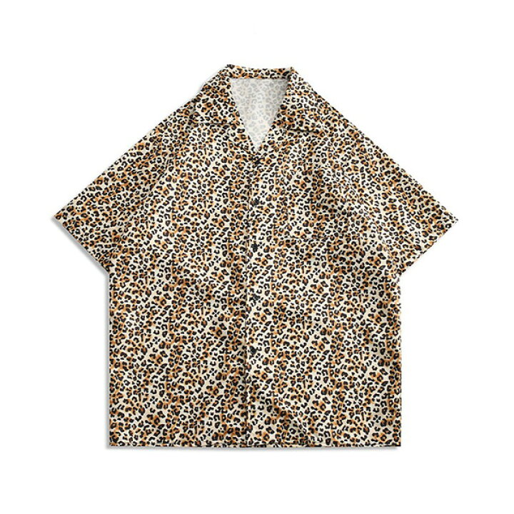 楽天市場】柄シャツ レオパード ヒョウ ヒョウ柄 アニマル柄 アニマル 