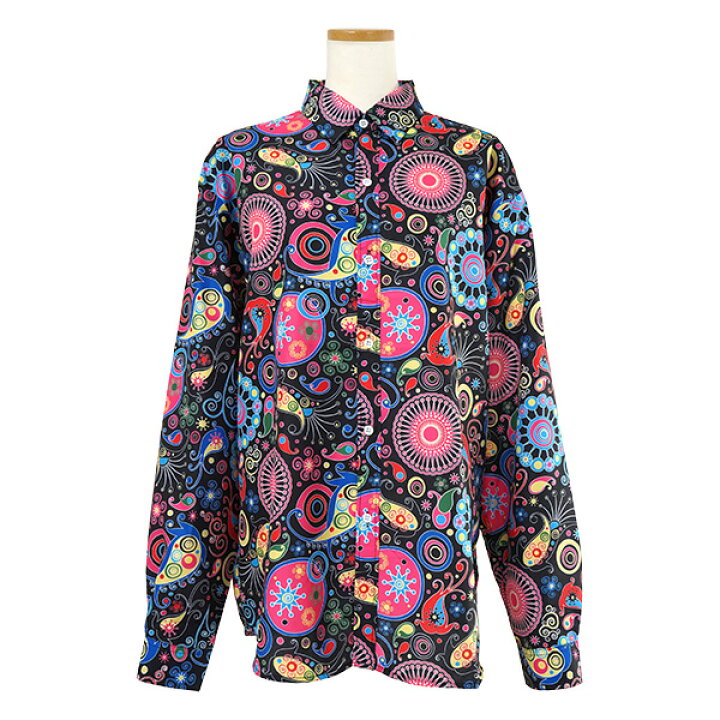 楽天市場】柄シャツ ペイズリー柄 ペイズリー コズミック 宇宙 