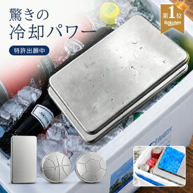 【19日20:00〜】夏物SALE！最大70％OFF 楽天総合ランキング1位を4度獲得！日本食品衛生法適合 保冷剤 ステンレス Sサイズ 230g 超軽量 Mサイズ450g 長時間保冷 急速冷却 繰り返し使える 保冷バッグ クーラーボックス お弁当 ランチ 釣り キャンプ