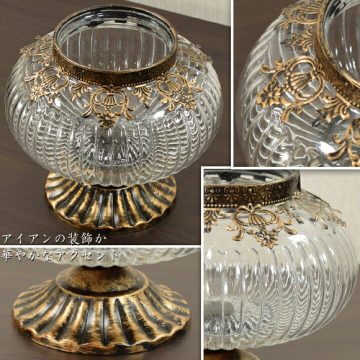 楽天市場】ゴールド ティアラ スタンド フラワーベース 花瓶 花器 金属 