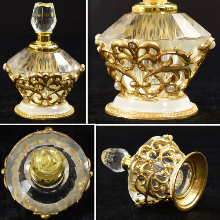 楽天市場】Gold & Glass ゴールドガラス パヒュームボトル コーン 香水 