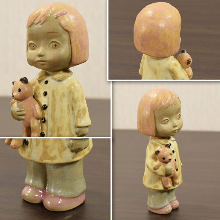楽天市場】リトルガール アンニュイな女の子 陶器置物 飾り オブジェ 