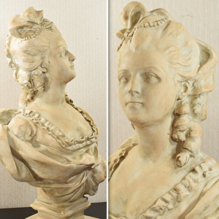 楽天市場】Female Statue クラシックな女性像 ブラウンスタチュー 胸像 