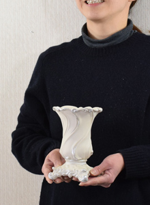 楽天市場】Celestine セレスティーヌ ホワイト フラワーベース 花瓶 