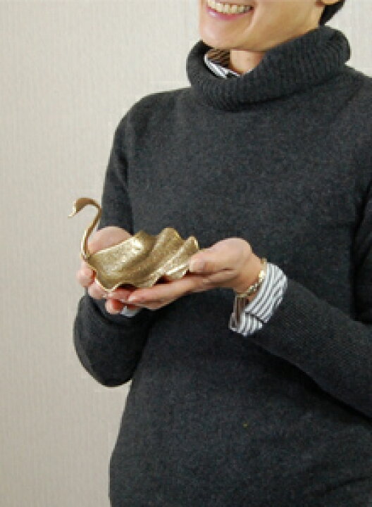 楽天市場】Swan Tray スワン・トレイ 白鳥の形をした真鍮のトレイ 銅製 