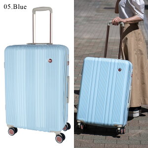 \ セール /【 半額 50%OFF 17,600⇒8,800 】<62L・3,7kg・拡張有>TSAロック キャリーケース サイズLスーツケース 旅行 5泊 6泊 7泊ナチュラルビューティー エメ エレガント レディース 軽い 軽量 4