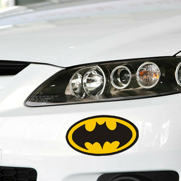 楽天市場 送料無料 バットマン Dcコミック ヒーロー エンブレム 自動車 バイク用ステッカー カーステッカー 8 14 5cm G139 Decoste